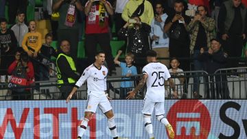 Cristiano Ronaldo se reecuentra con el gol y Manchester United gana en Europa League