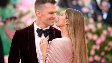 Tom Brady y Gisele Bündchen comparten en la Met Gala de 2019.