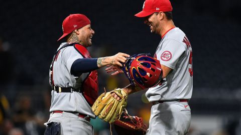 Yadier Molina y Adam Wainwright