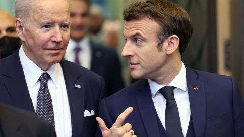 Casa Blanca Joe Biden Emmanuel Macron