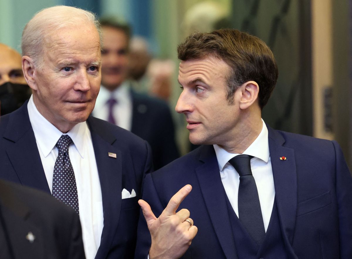 Macron y Biden han conversado en diferentes ocasiones desde que el presidente estadounidense asumió el cargo en enero de 2021.