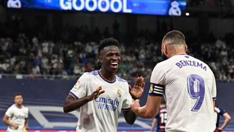 Vinicius Jr. y Karim Benzema son los jugadores con más gol del Real Madrid.