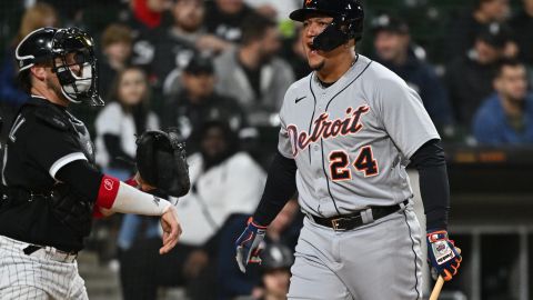 Miguel Cabrera ya acumula 507 jonrones en Grandes Ligas.