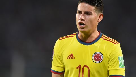 James Rodríguez también regresó a la Selección Colombia.