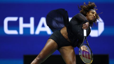 Serena Williams durante el US Open 2022.