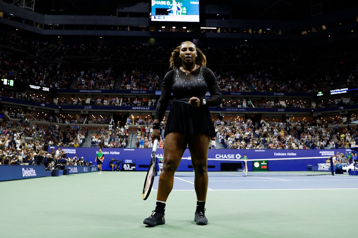 Serena Williams durante su última presencia en el US Open.