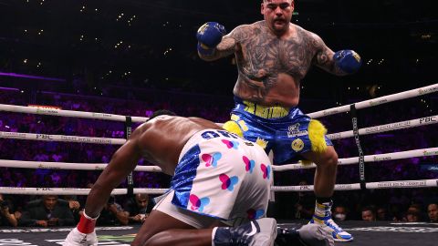 Andy Ruiz durante el combate ante Luis "King Kong" Ortiz.