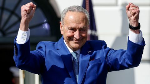 Chuck Schumer, líder de la mayoría demócrata en el Senado.