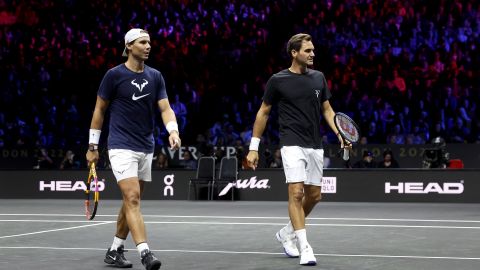 Rafael Nadal y Roger Federer