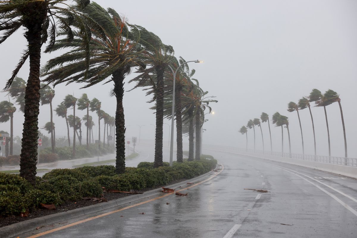 El huracán Ian tocó tierra en Florida esta tarde.