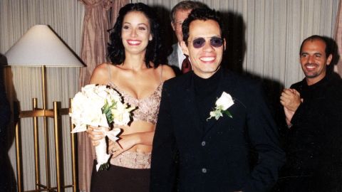 La modelo Dayanara Torres junto a Marc Anthony.