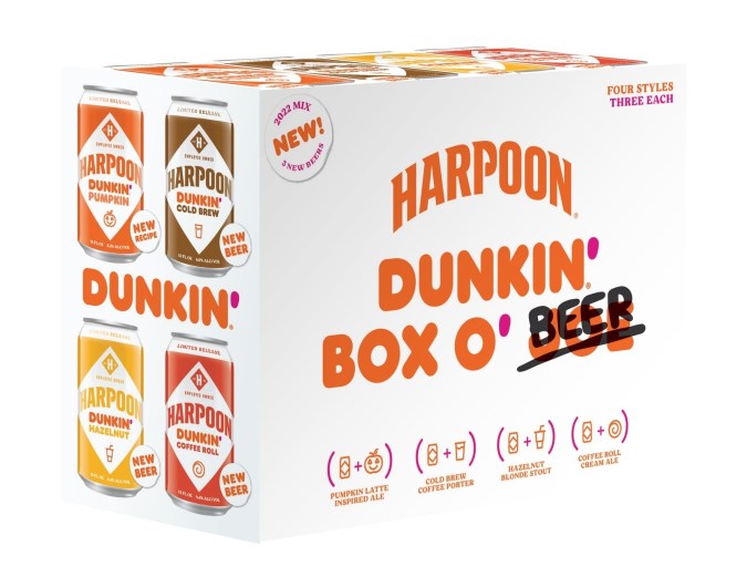 Paquete de cervezas Harpoon-Dunkin