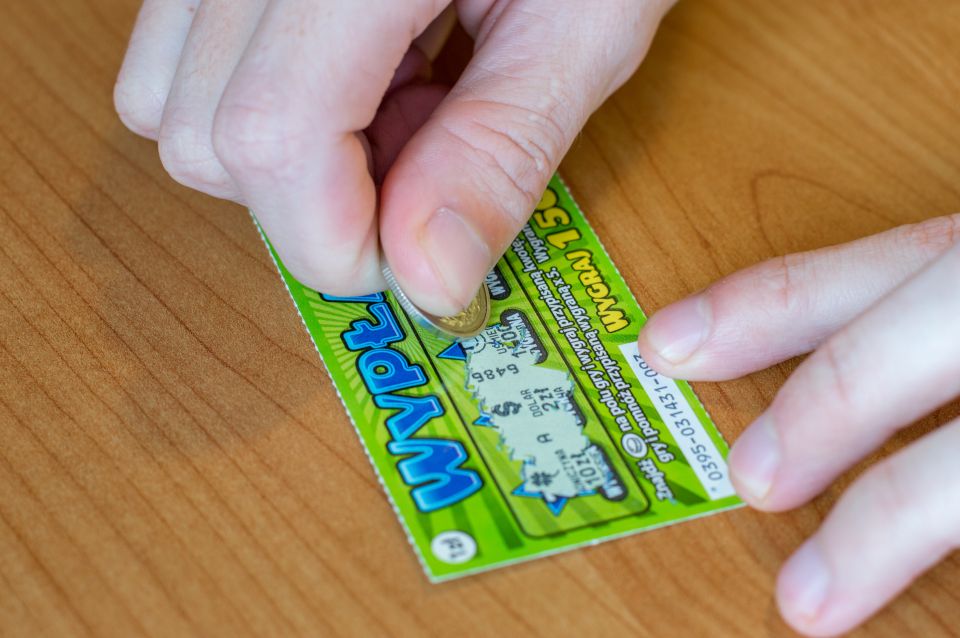 A woman is the second person to win a  million prize in a California lottery scratch-off game