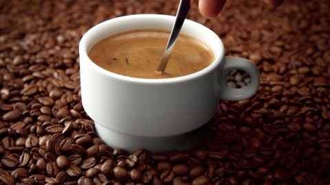 taza con café
