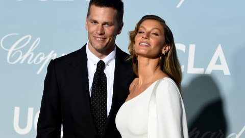 Tom Brady y Gisele Bündchen durante la alfombra roja del Science Gala en 2019.