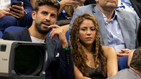 La colombiana Shakira junto a Gerard Piqué.