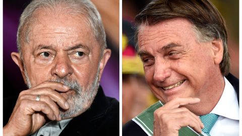 COMBO-BRAZIL-POLITICS-ELECTION-POLLS-BOLSONARO-LULA DA SILVA