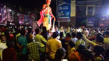 El crimen ocurrió durante la ceremonia de Durga Puja.