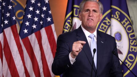 El representante Kevin McCarthy es líder de la minoría en la Cámara de Representantes.