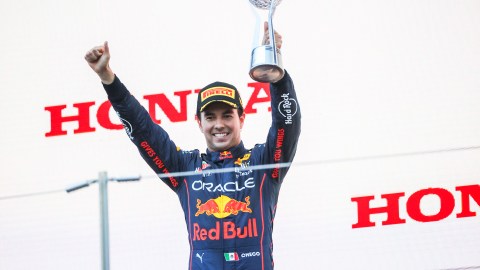 'Checo' Pérez terminó en el segundo lugar del GP de Japón.