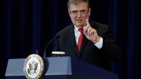 U.S. And Mexico Hold High-Level Security Dialogue Press Conference In Washington, DC