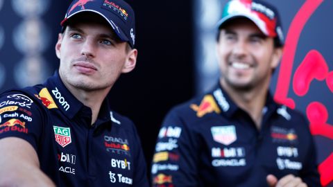 Max Verstappen y Sergio Checo Pérez declararon previo al GP de Estados Unidos.