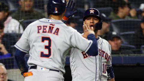 Yulieski Gurriel y Jeremy Peña fueron las principales cartas ofensivas de Astros ante Yankees.