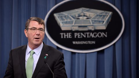 Defense Secretary Ashton Carter Gives Briefing On Sexual Assault Annual Report