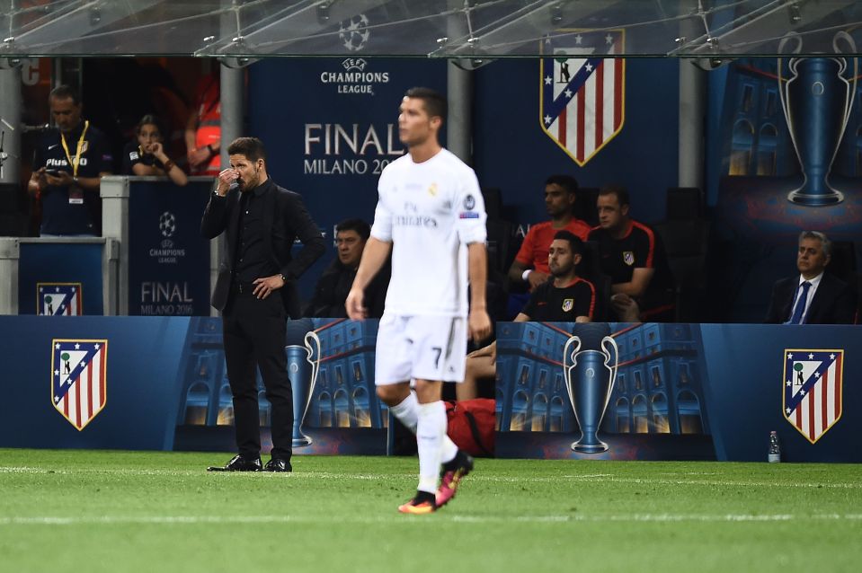 Cholo Simeone confesses the reasons why he ruled out the signing of Cristiano Ronaldo to Atlético de Madrid