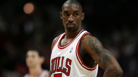 Ben Gordon durante un encuentro de Chicago Bulls ante Detroit Pistons en la NBA.