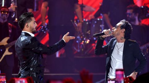 Maluma y Marc Anthony