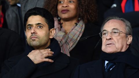 Nasser Al-Khelaifi y Florentino Pérez