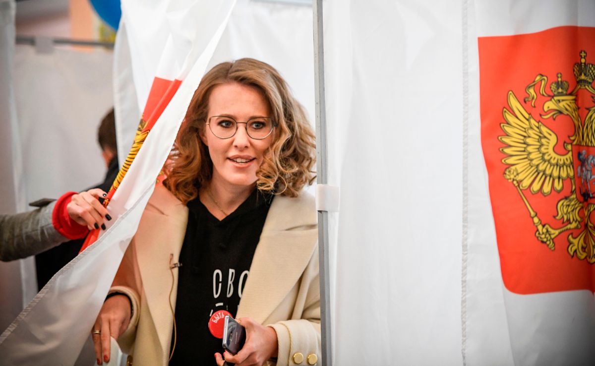 Ksenia Sobchak habría sido amenazada por el gobierno de Putin.
