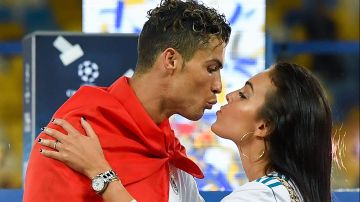 Gerogina Rodríguez y Cristiano Ronaldo