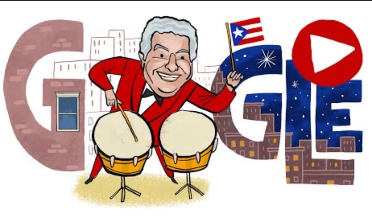 Google rindió homenaje en el Mes de la Herencia Hispana a Tito Puente con un Doodle.