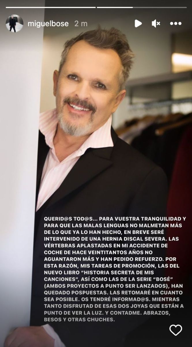 complejidad Imperial Prisionero Miguel Bosé, de 66 años, fue sometido a una cirugía de emergencia - El Diario NY complejidad Imperial Prisionero Miguel Bosé, de 66 años, fue sometido a una cirugía de emergencia - El Diario NY
