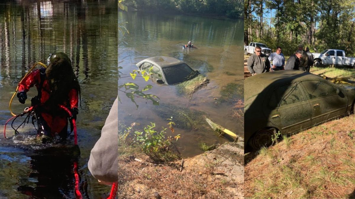 Drone flying over a forest pond in Texas “solves a mystery” from 26 years ago: the police