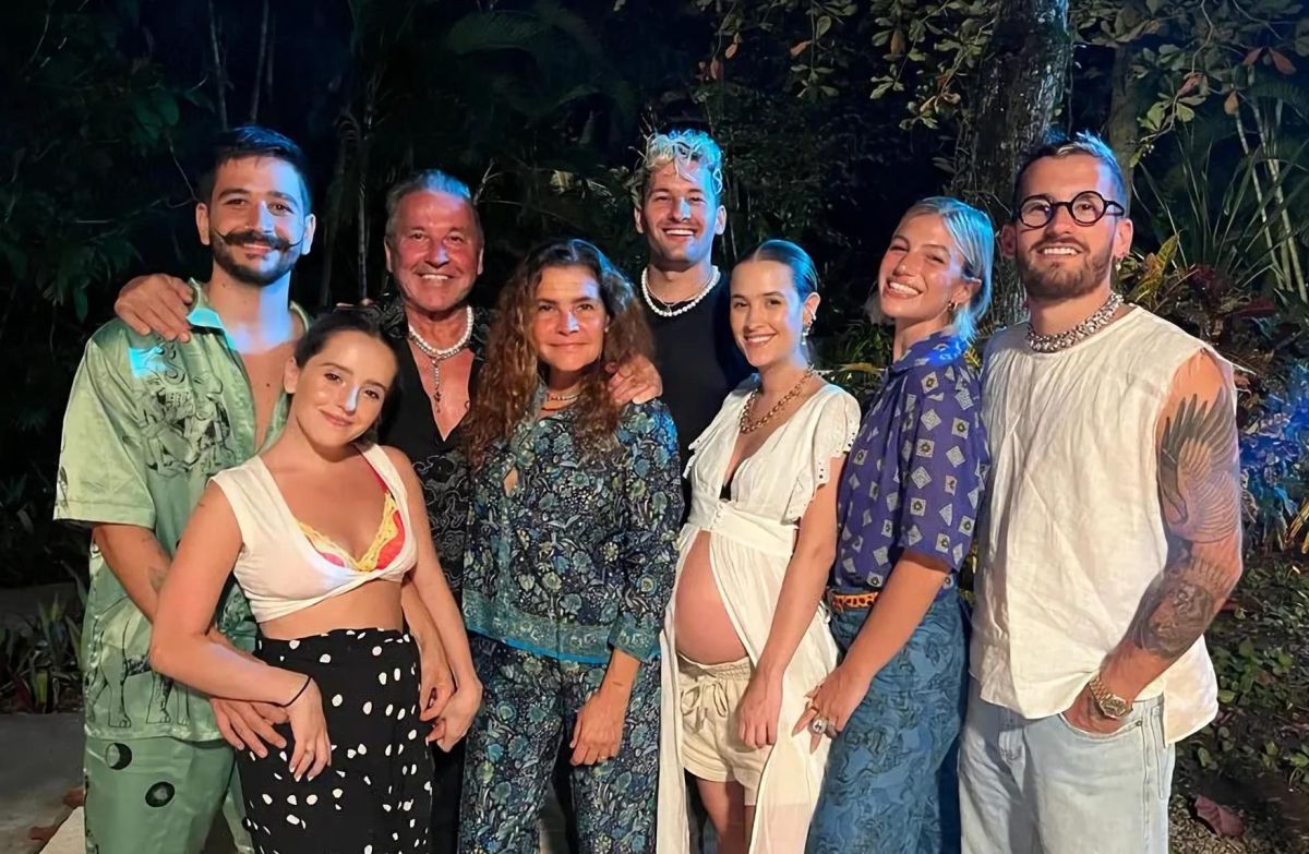 La familia Montaner y sus cónyuges en Miami.