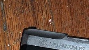 Armas incautadas en el apartamento.