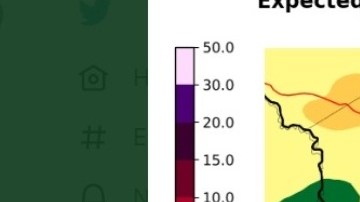 Pronóstico triestatal para hoy viernes.