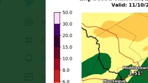 Pronóstico triestatal para hoy viernes.