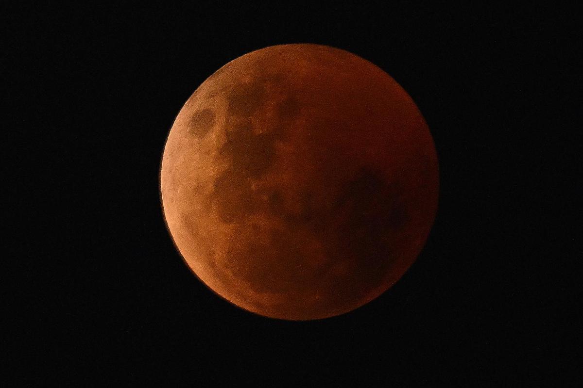 En fotos: Así se vivió el eclipse lunar total de noviembre - El Diario NY