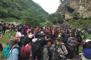 Autoridades aseguraron que hay al menos 368 migrantes abandonados en el sur de México
