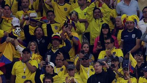 Los aficionados ecuatorianos insultaron a los qataríes en el partido inaugural del Mundial.