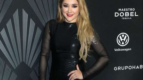 Sherlyn está orgullosa de su decoración navideña de este año.