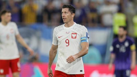 Robert Lewandowski lamentó que Polonia no pudo dominar el partido contra Argentina.