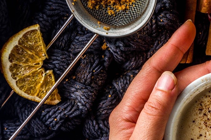 Café especiado con canela