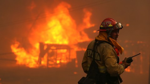Maryland Incendio Explosión Derrumbe