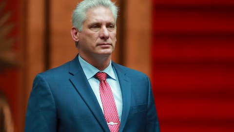President of Cuba Miguel Mario Díaz-Canel Bermudez Visits Mexico