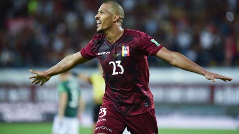 Salomón Rondón marcó el gol de la victoria para La Vinotinto.